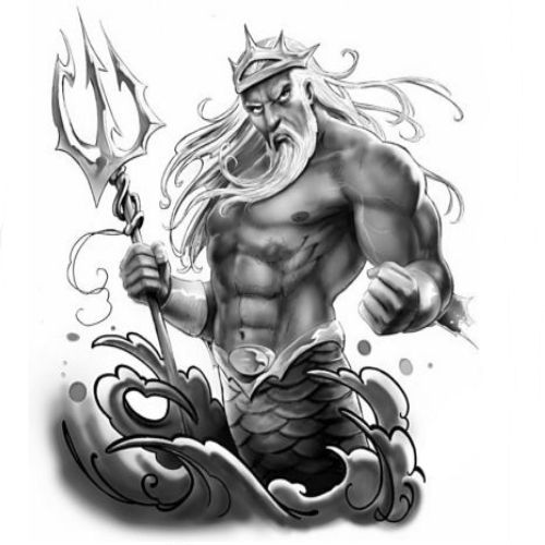 Tatuaje de Poseidón 31
