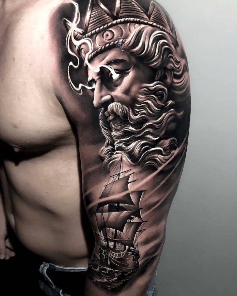 Tatuaje de Poseidón 67