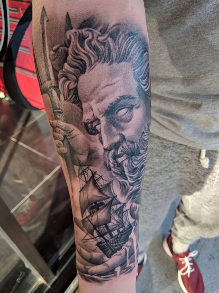 Tatuaje de Poseidón 72