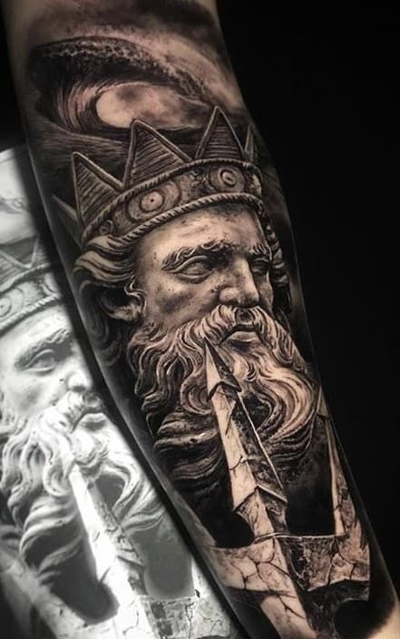 Tatuaje de Poseidón 81