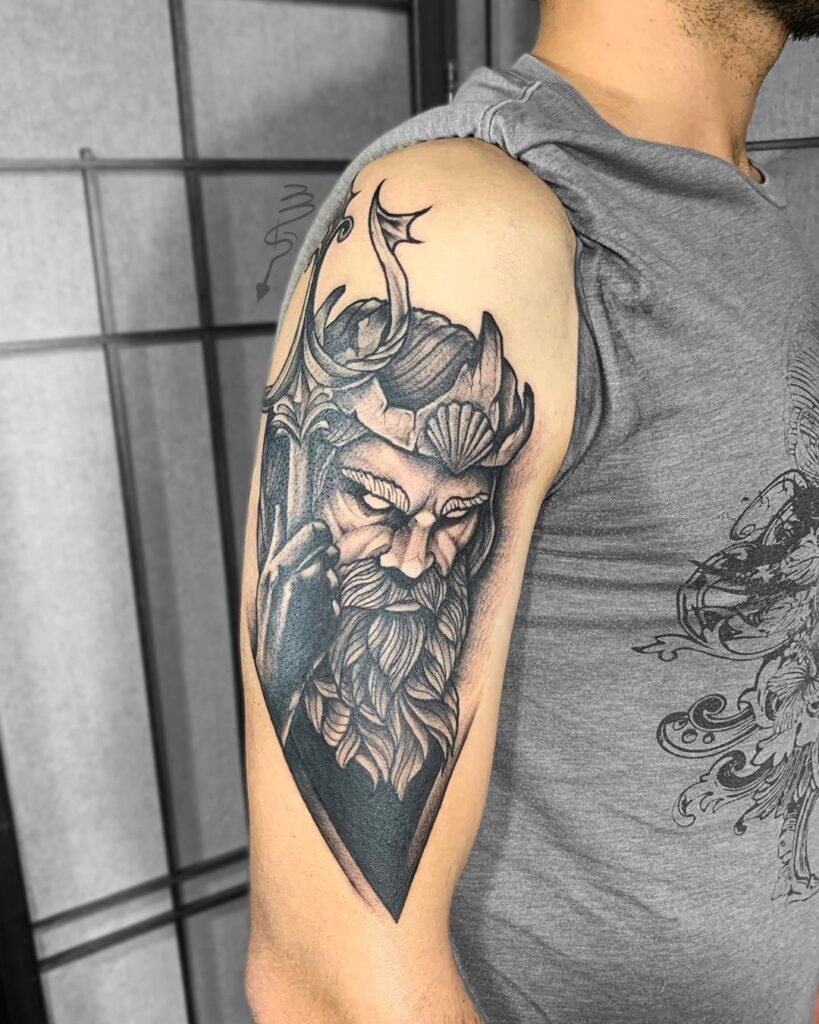 Tatuaje de Poseidón 129