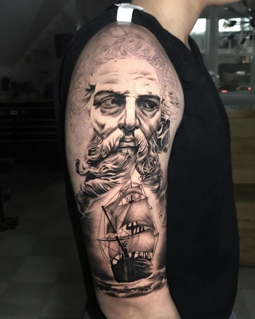 Tatuaje de Poseidón 127