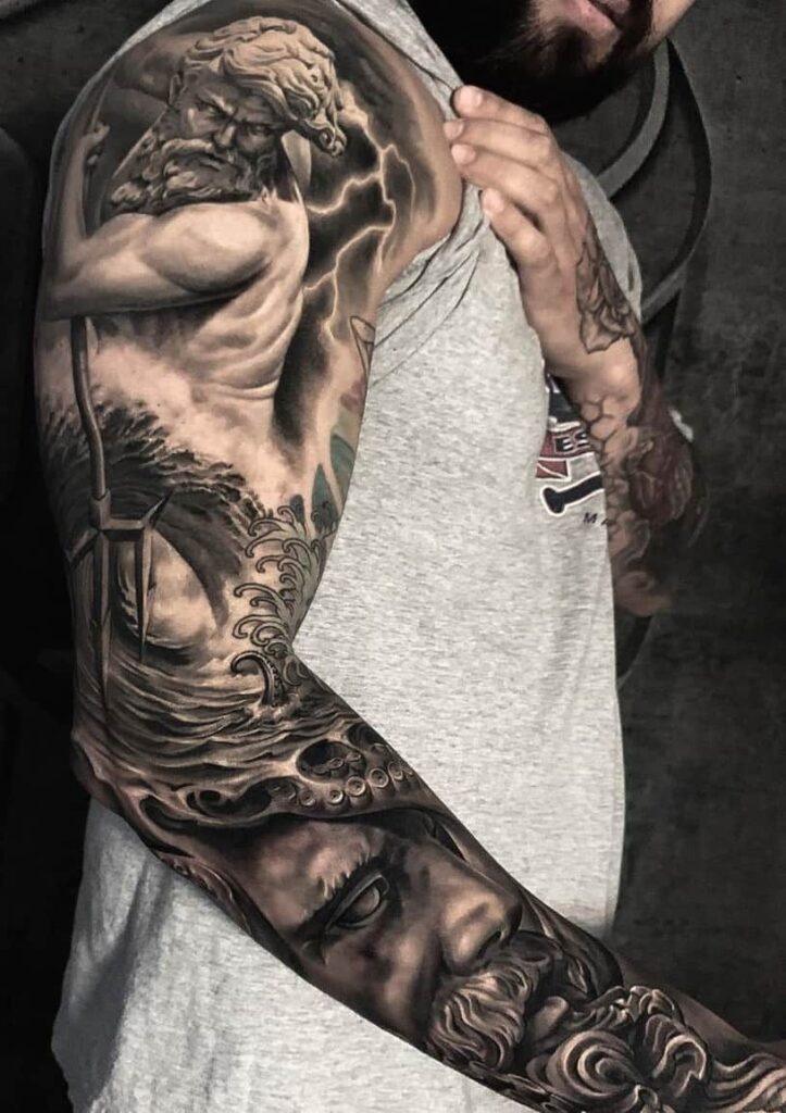 Tatuaje de Poseidón 141