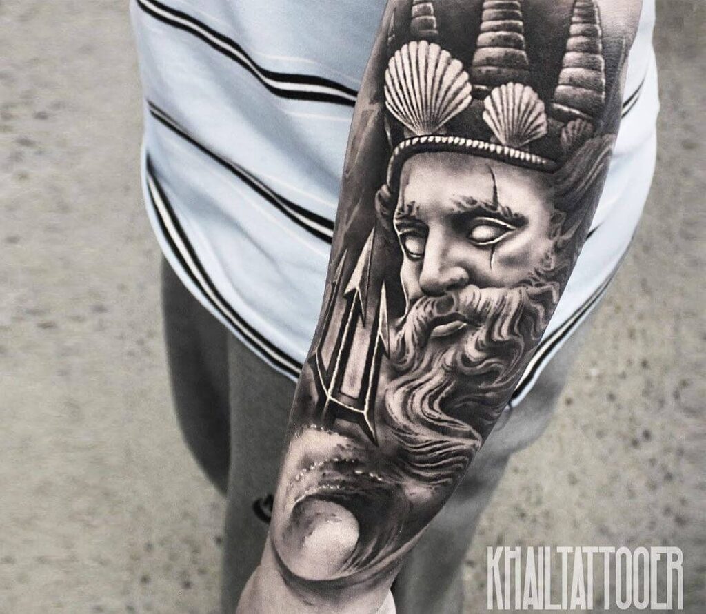Tatuaje de Poseidón 155