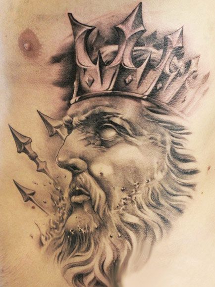 Tatuaje de Poseidón 156