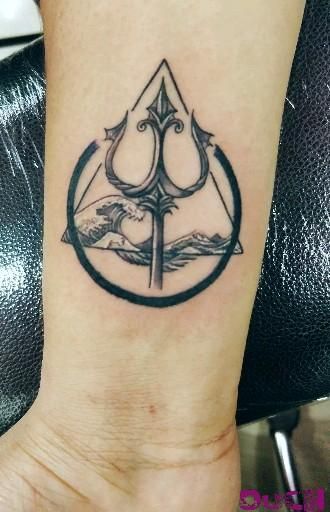 Tatuaje de Poseidón 164