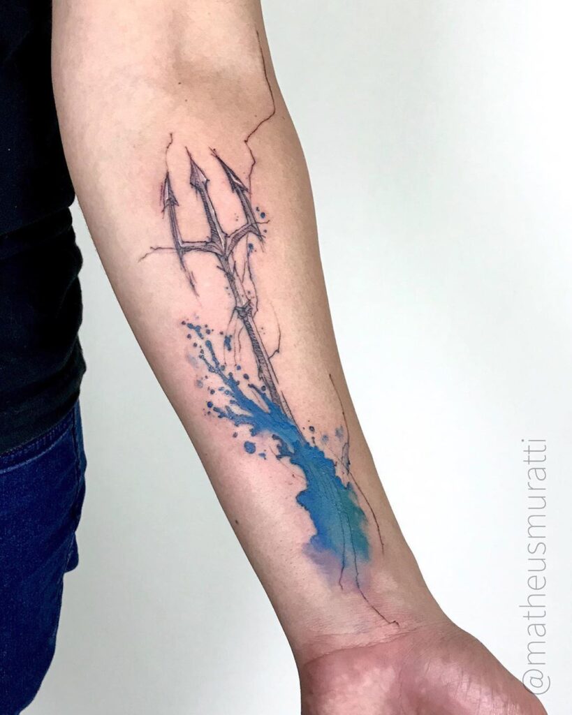 Poseidón tatuaje 179