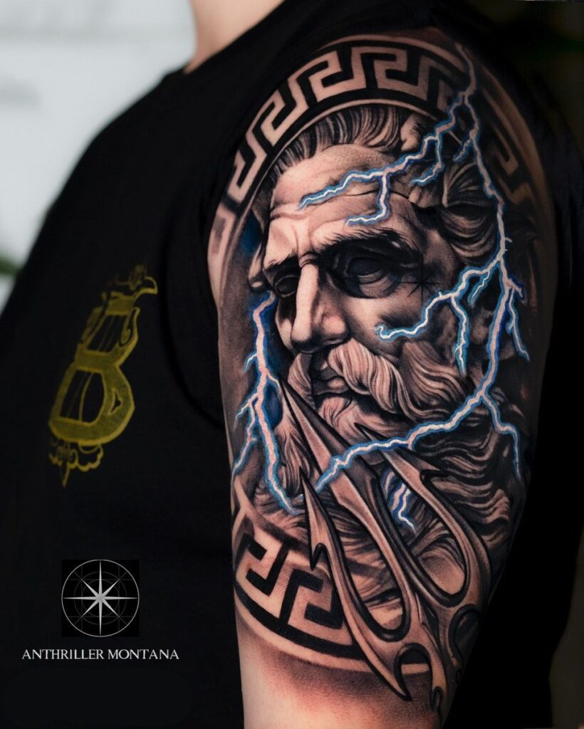 Tatuaje de Poseidón 189