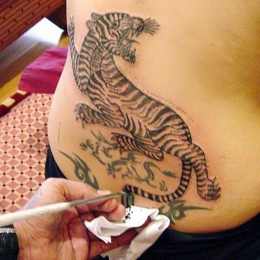 Tigre De Bengala Angelina Jolie Tatuaje