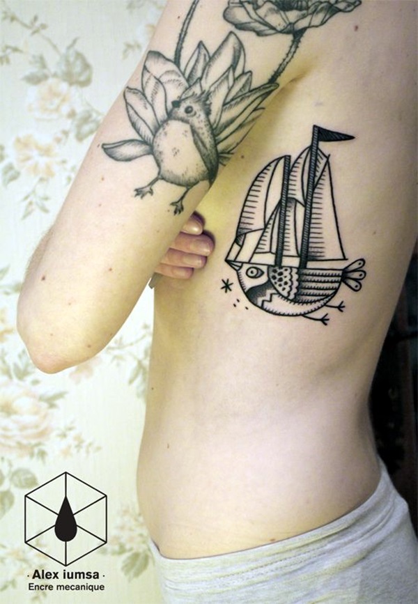 Diseños de tatuajes de barcos 26