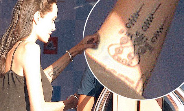 Budista Remolinos Angelina Jolie Tatuaje