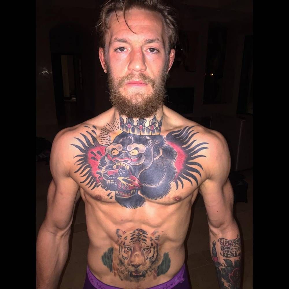Tatuaje de gorila de Conor McGregor