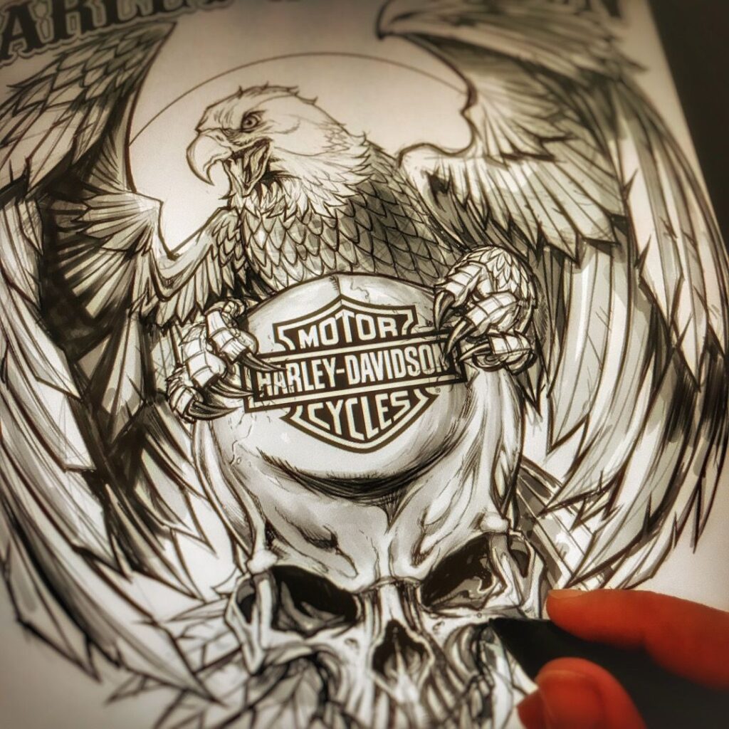 Tatuajes de Harley Davidson 49