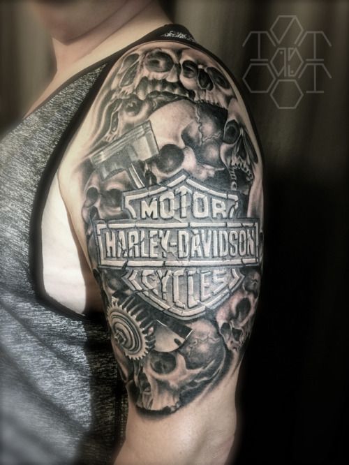 Tatuajes de Harley Davidson 74
