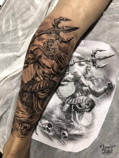 Tatuaje de Poseidón 193