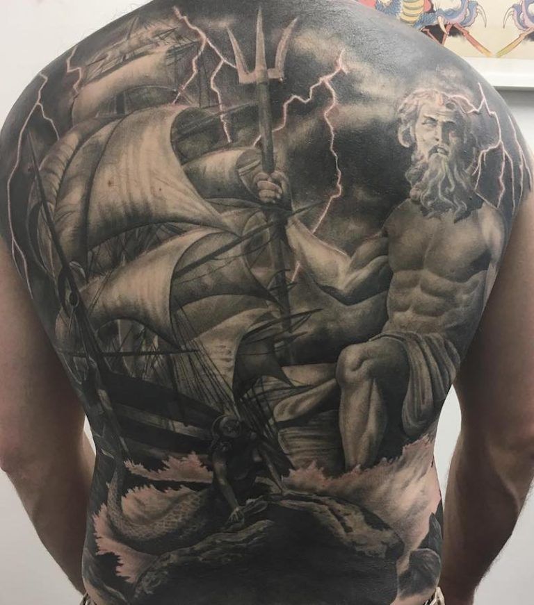 Tatuaje de Poseidón 199