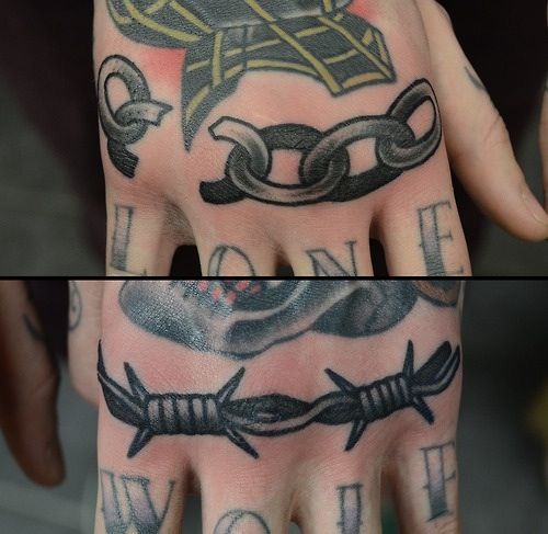 Tatuaje de alambre de púas 64