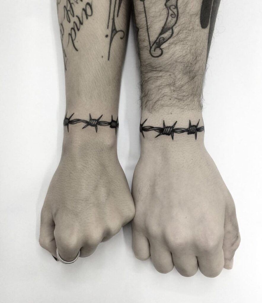 Tatuaje de alambre de púas 87