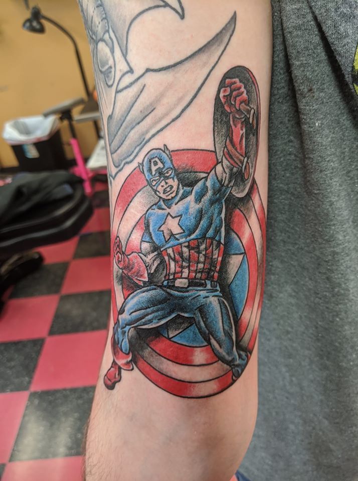Tatuajes Capitán América 105