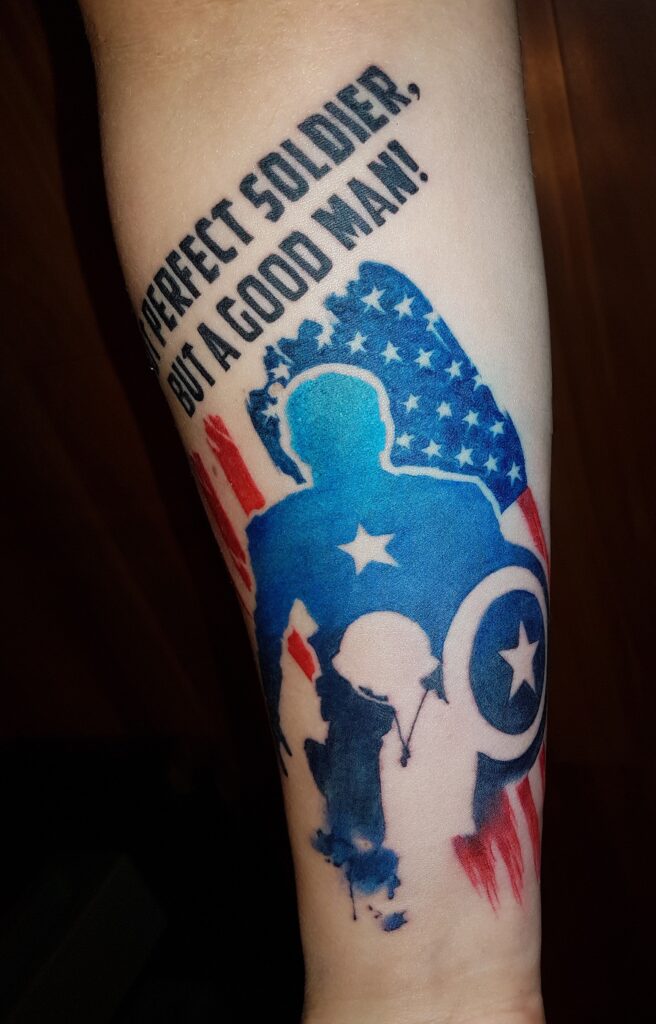 Tatuajes Capitán América 112