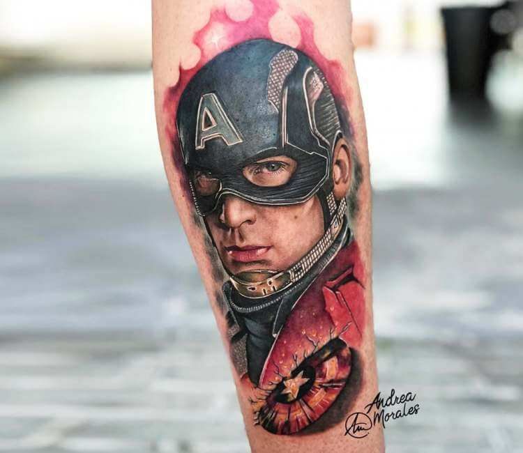 Tatuajes del Capitán América 12