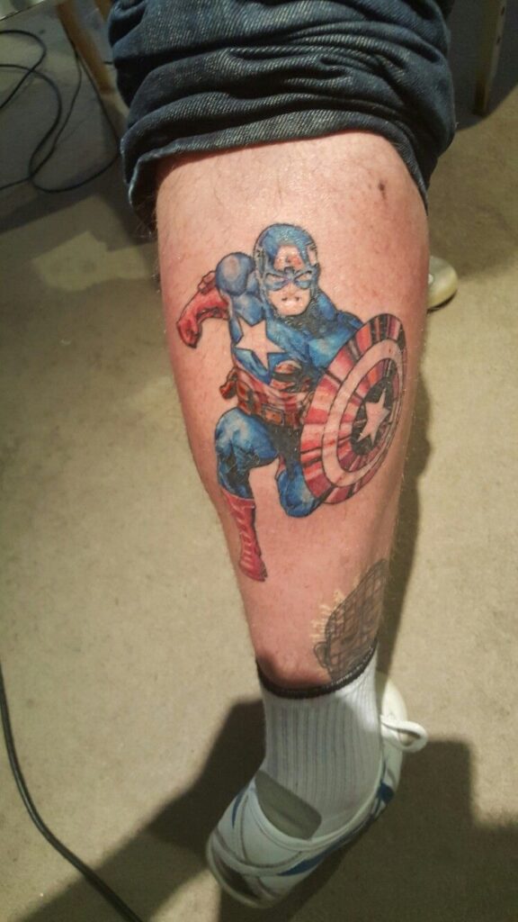 Tatuajes Capitán América 124