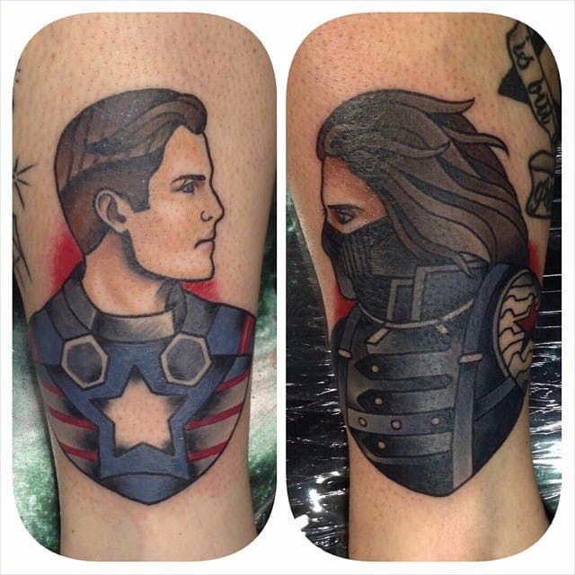 Tatuajes del Capitán América 13