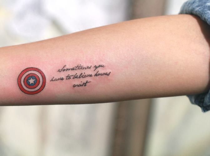 Tatuajes del Capitán América 3