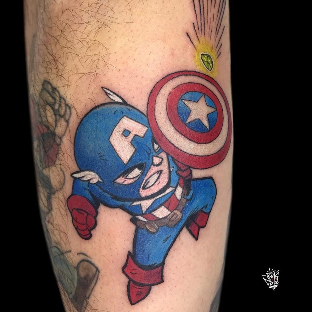 Tatuajes Capitán América 58