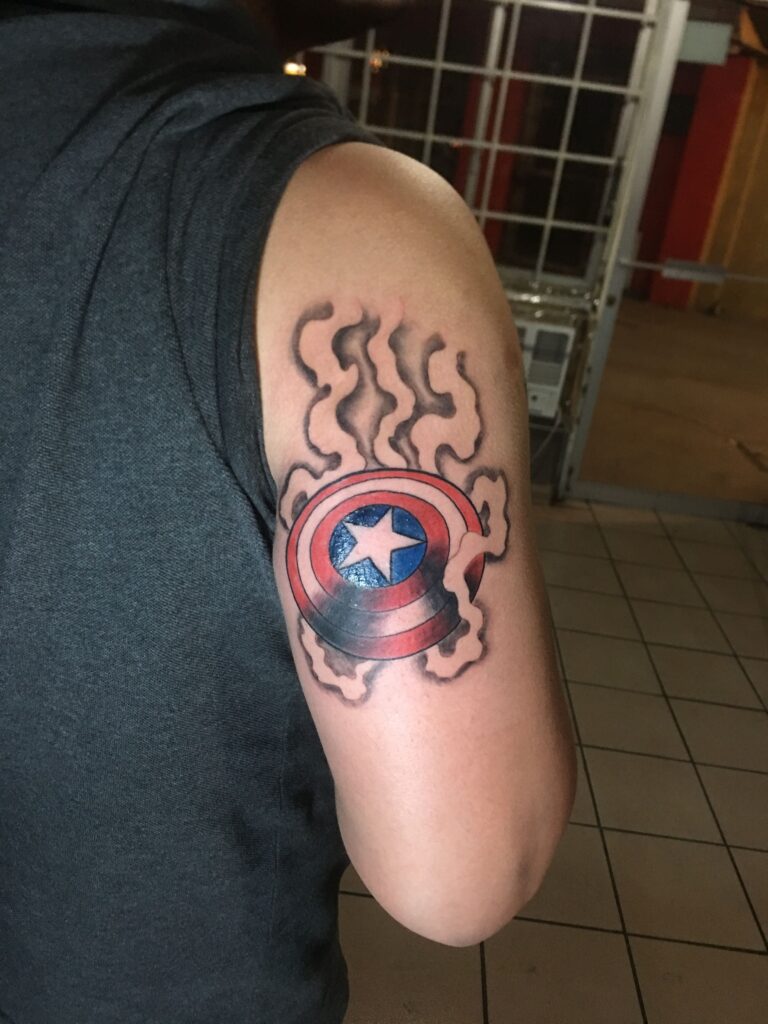 Tatuajes Capitán América 63