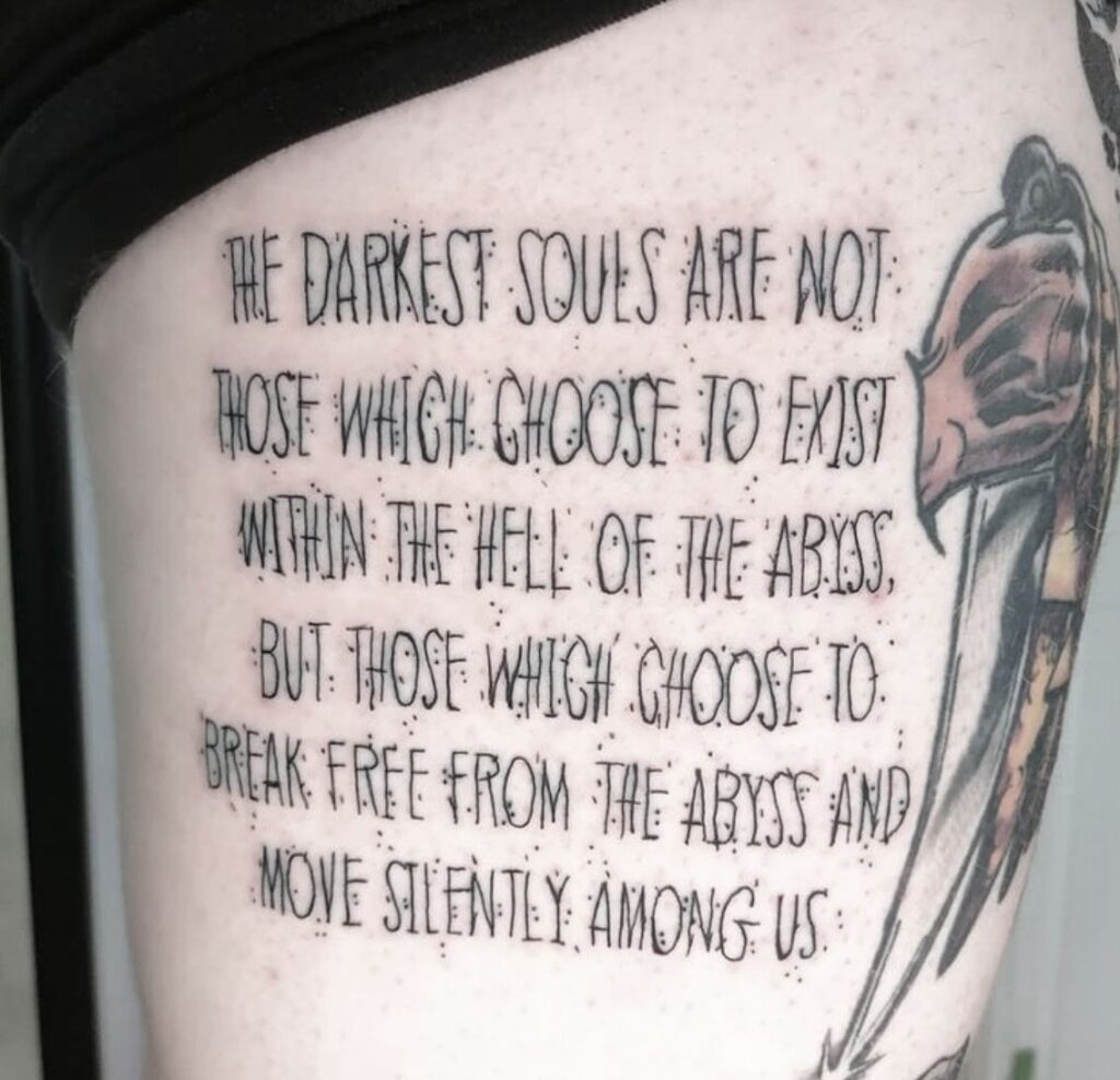 Tatuajes de alma oscura 47