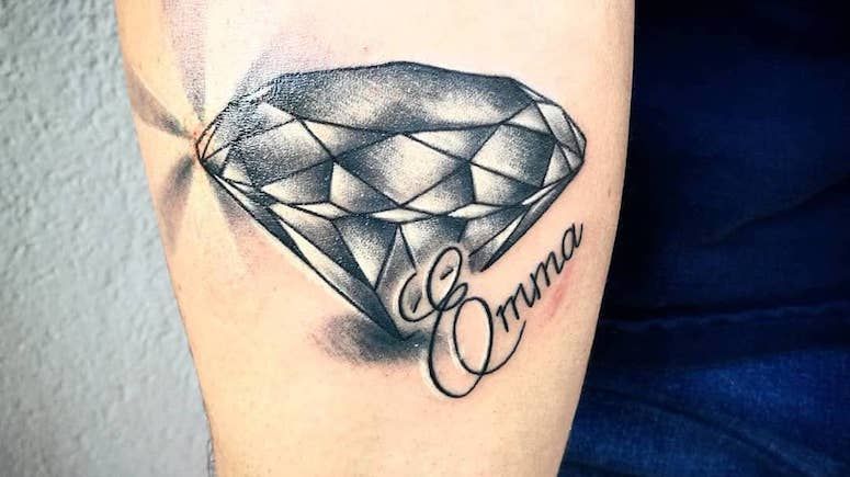 tatuaje de diamante 105