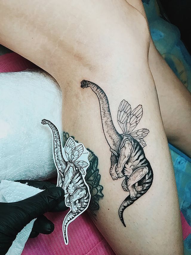 Tatuaje de dinosaurio 186