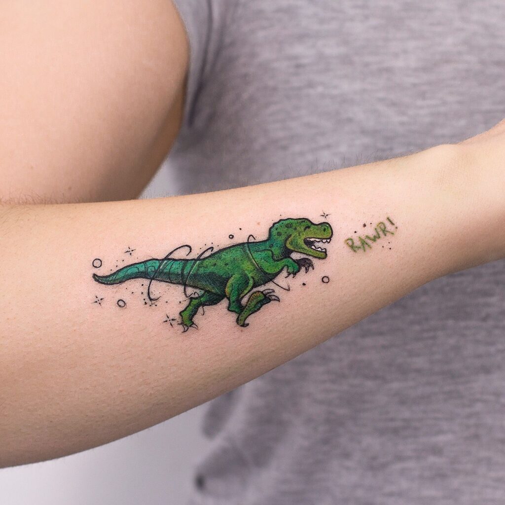 Tatuaje de dinosaurio 40