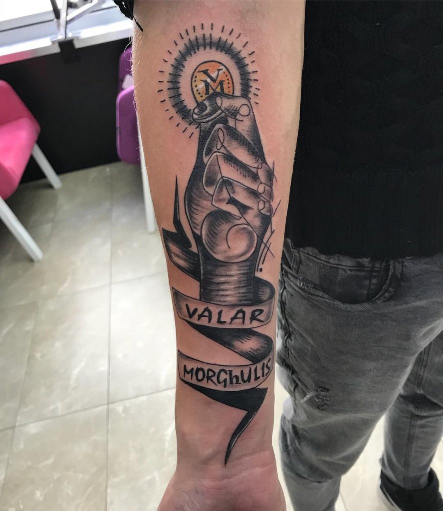 Antebrazo-Negro-Valar-Dohaeris-Tatuaje