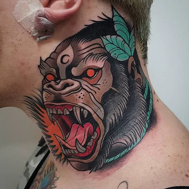 tatuajes de gorilas 12