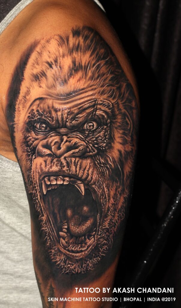 Gorila tatuajes 121
