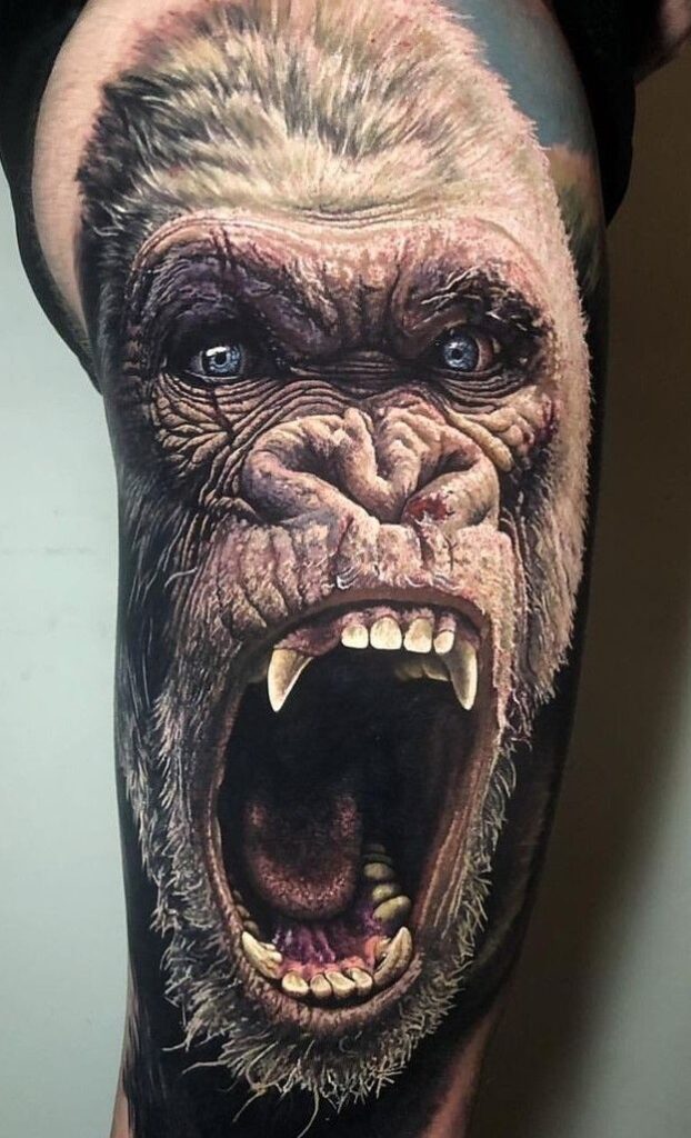 Gorila tatuajes 126