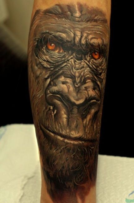 Gorila tatuajes 143