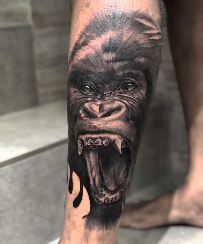 Gorila tatuajes 144