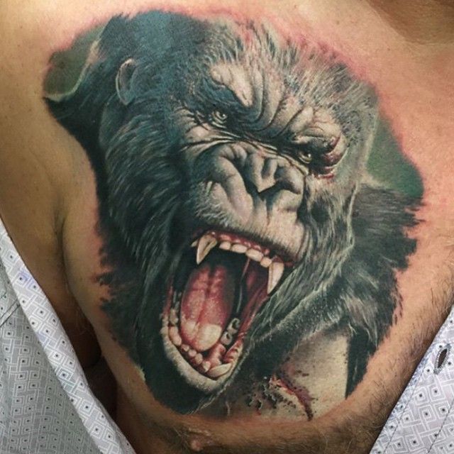 Gorila tatuajes 146