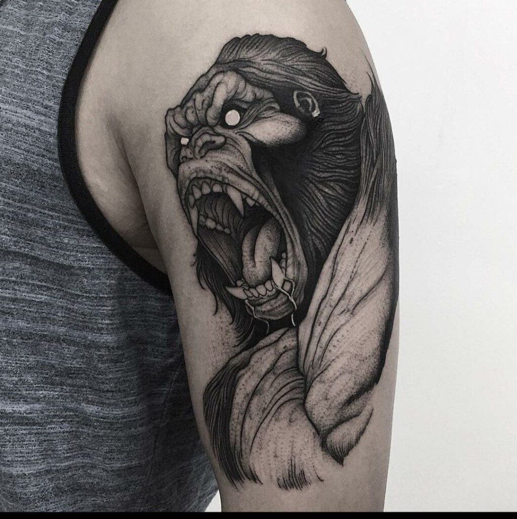 tatuajes de gorilas 22