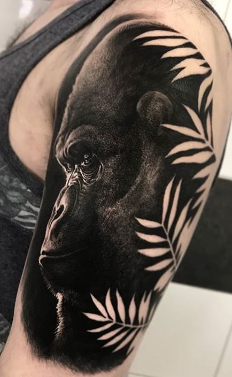 tatuajes de gorilas 28