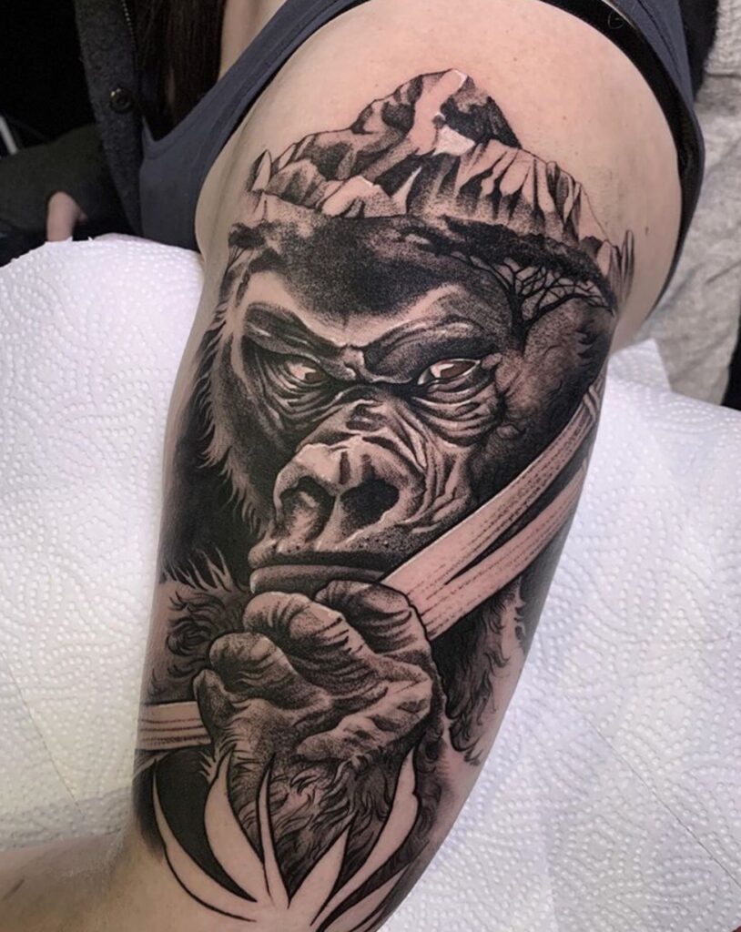 Gorila tatuajes 3
