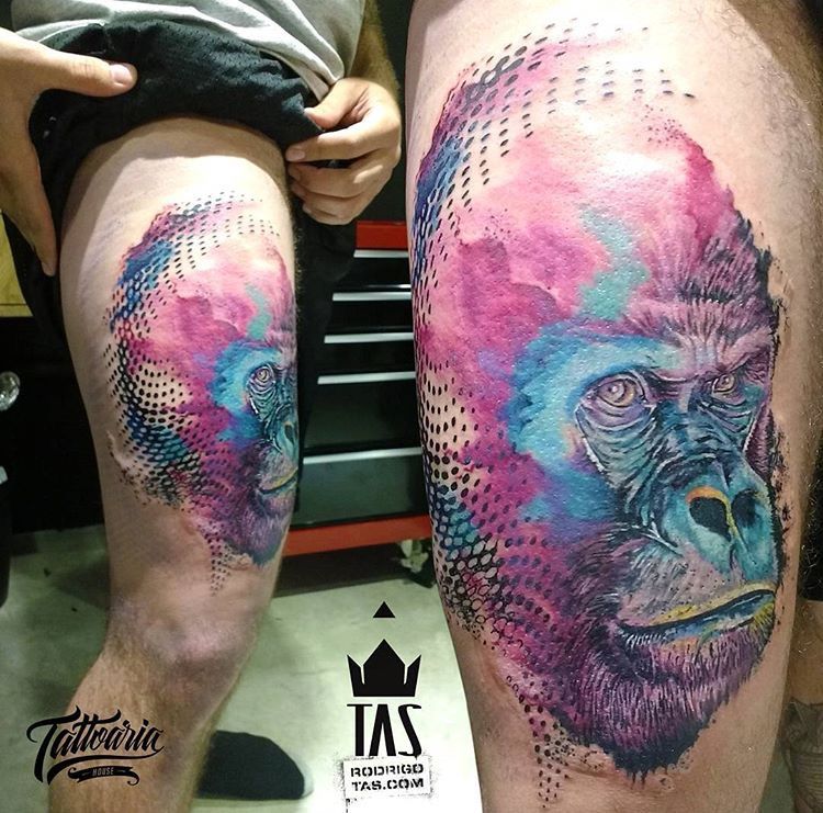 tatuajes de gorilas 32