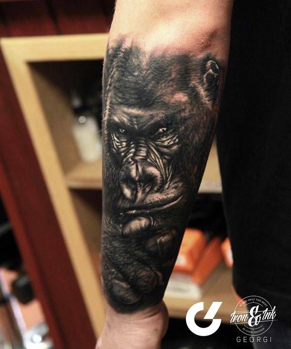 tatuajes de gorilas 44