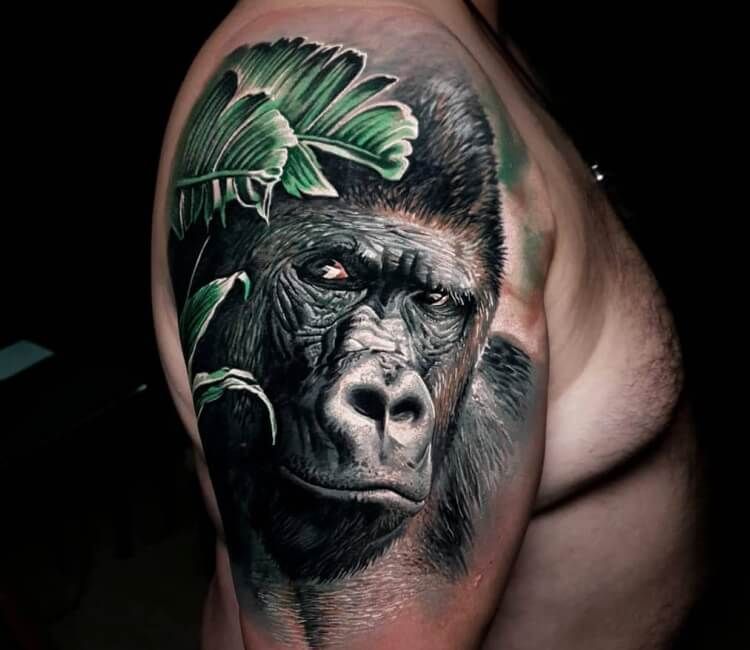 tatuajes de gorilas 46