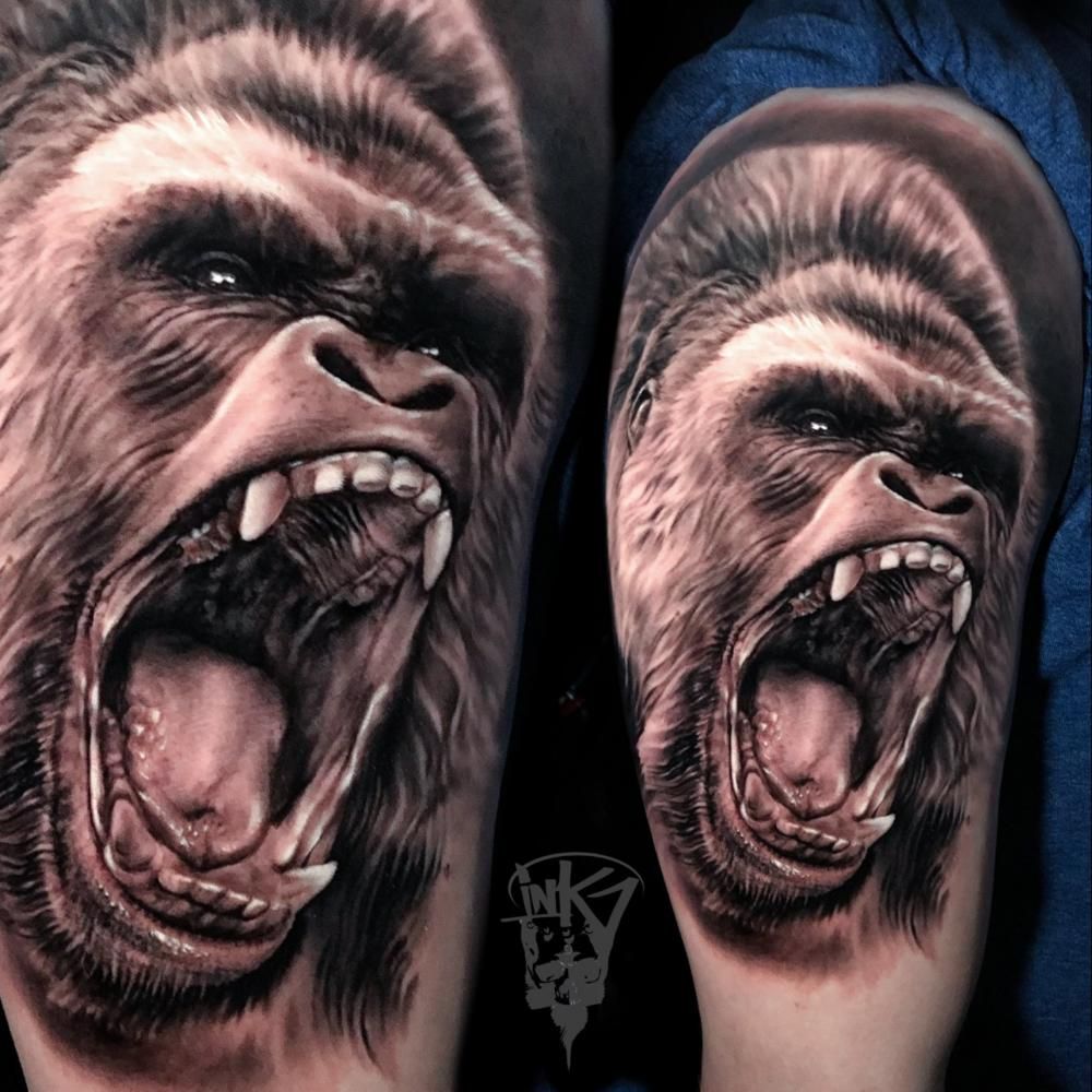 tatuajes de gorilas 51