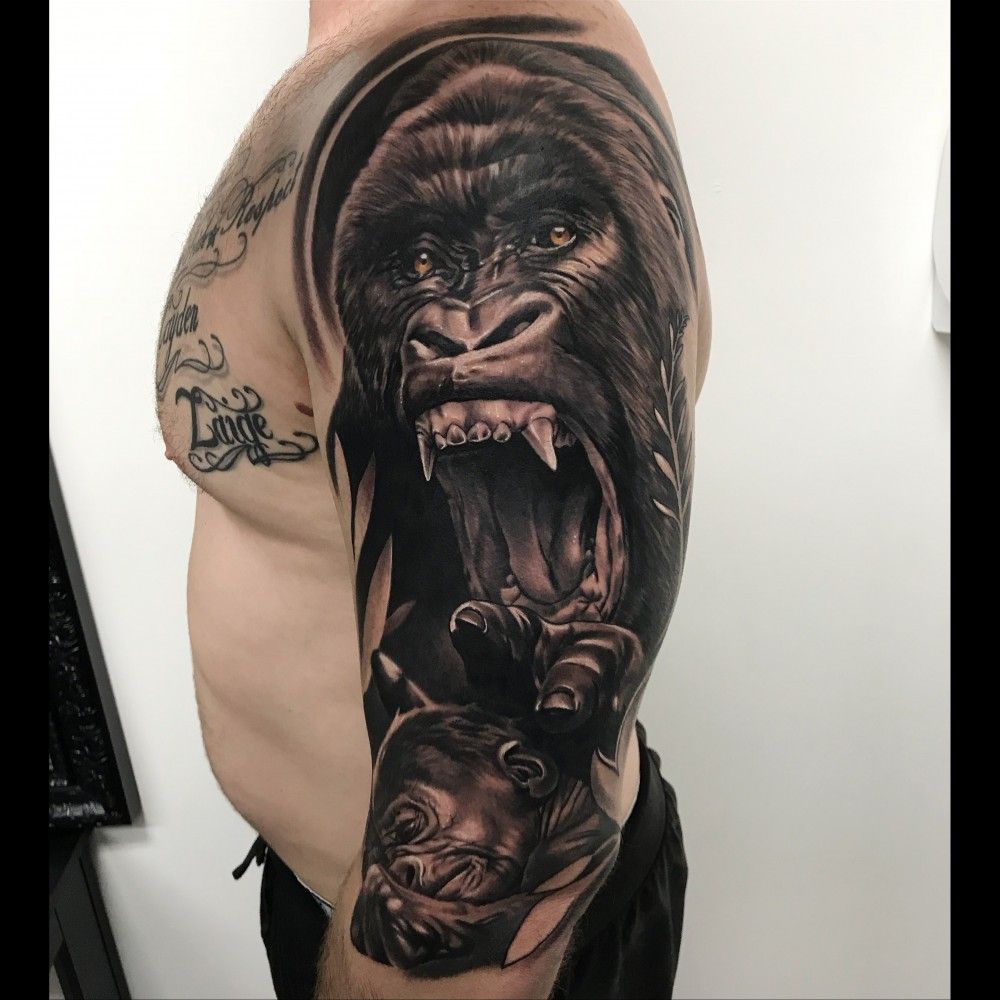 tatuajes de gorilas 54