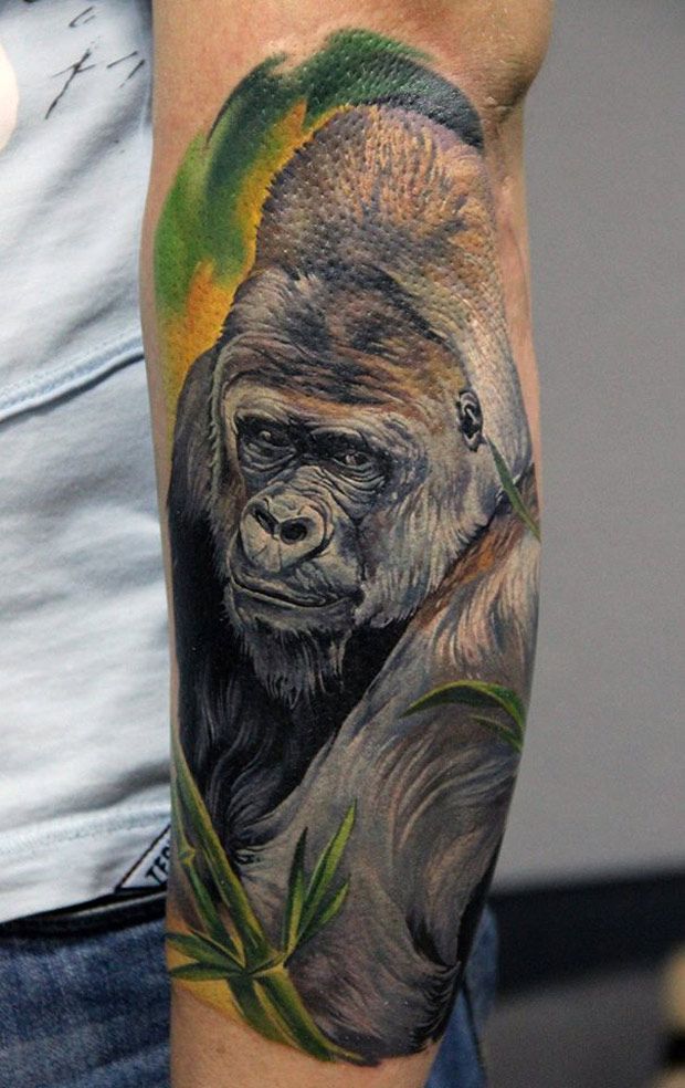 tatuajes de gorilas 74